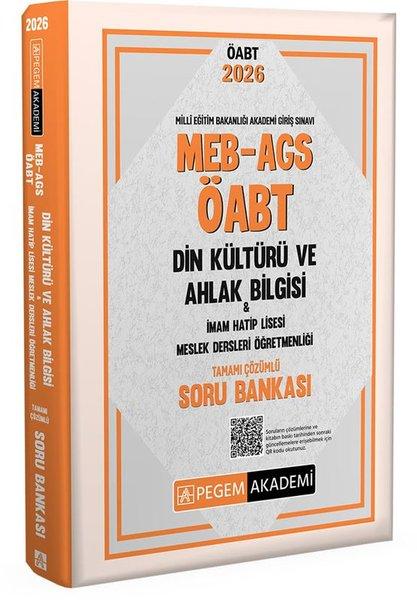 2026 MEB AGS ÖABT Din Kültürü ve Ahlak Bilgisi - İmam Hatip Lisesi Tam. Çöz. Soru Bankası | Pegem Akademi Yayıncılık (İnce Kapak) - Resim 1