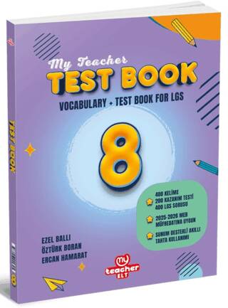 8th Grade My Teacher Testbook - Ezel Ballı kitap kapağı