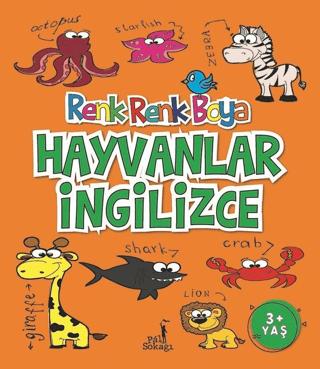 Hayvanlar İngilizce - Renk Renk Boya