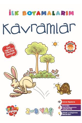 İlk Boyamalarım - Kavramlar | Boyama Zamanı (Ciltsiz) - Resim 1
