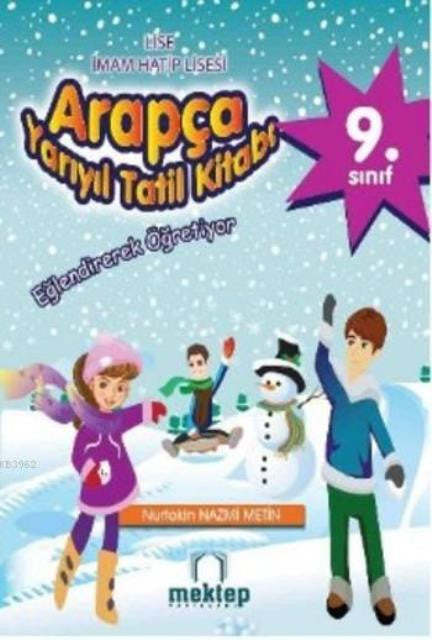 9. Sınıf Arapça Yarı Yıl Tatil Kitabı - Nurtekin Nazmi Metin kitap kapağı