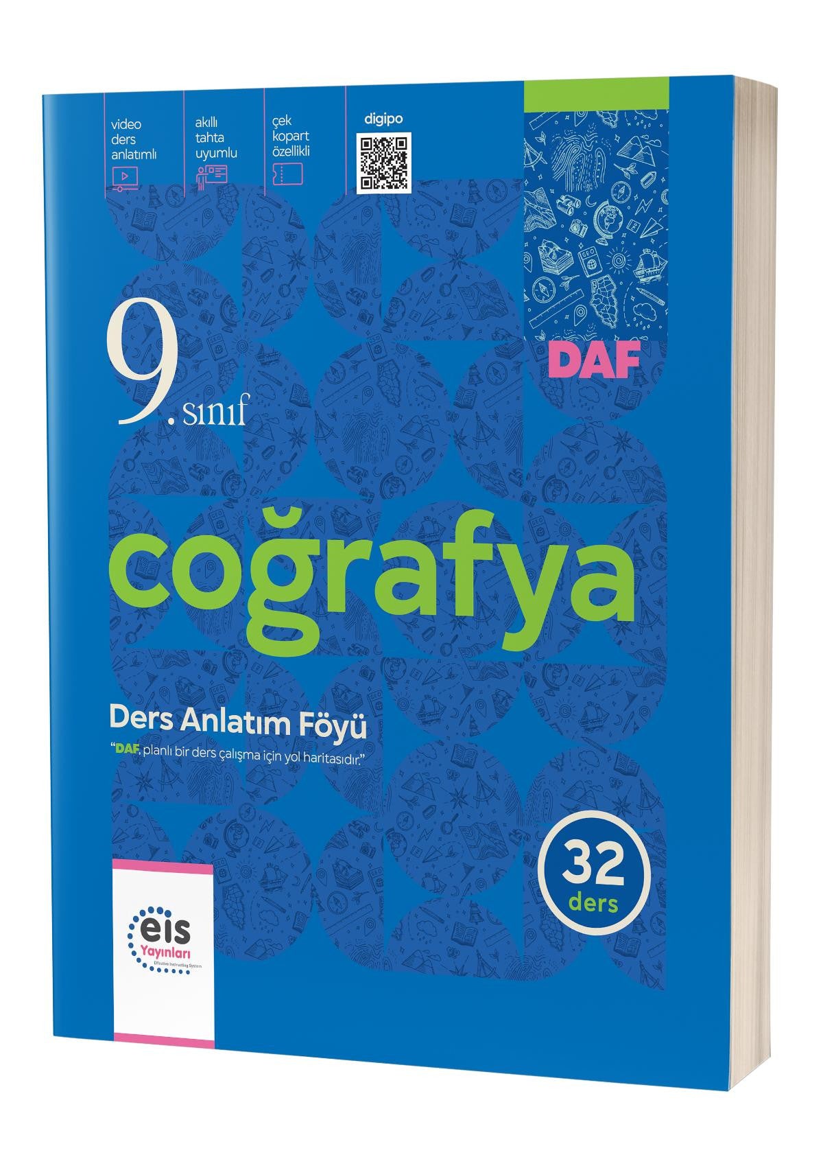 9. Sınıf Coğrafya Ders Anlatım Föyü (Daf - Kolektif kitap kapağı