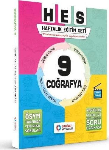 9. Sınıf Coğrafya Hes Serisi Sonuç Yayınları - Kolektif kitap kapağı