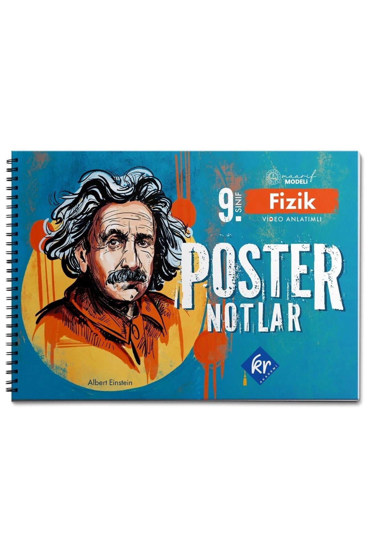 9. Sınıf Fizik Poster Notlar KR Akademi kitap kapağı