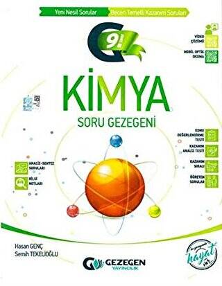 9. Sınıf Kimya Soru Gezegeni Gezegen Yayınları - Mustafa Havaoğlu kitap kapağı