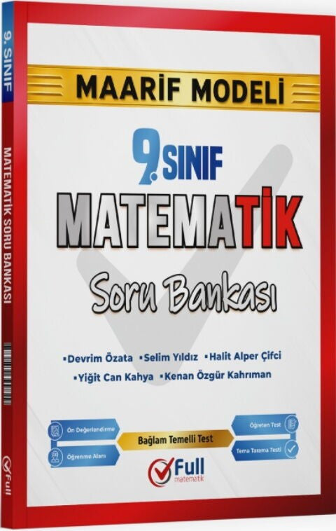 9. Sınıf Matematik Maarif Soru Bankası Full Matematik kitap kapağı