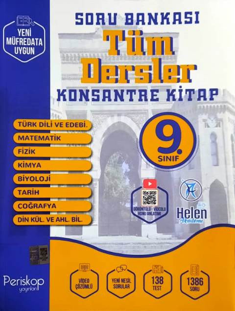 9. Sınıf Tüm Dersler Konsantre Kitap kitap kapağı