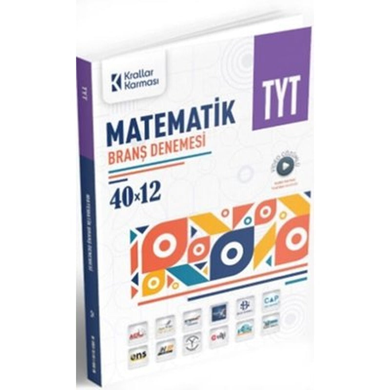 TYT Matematik 40 X 12 Branş Denemesi | Krallar Karması (İnce Kapak)