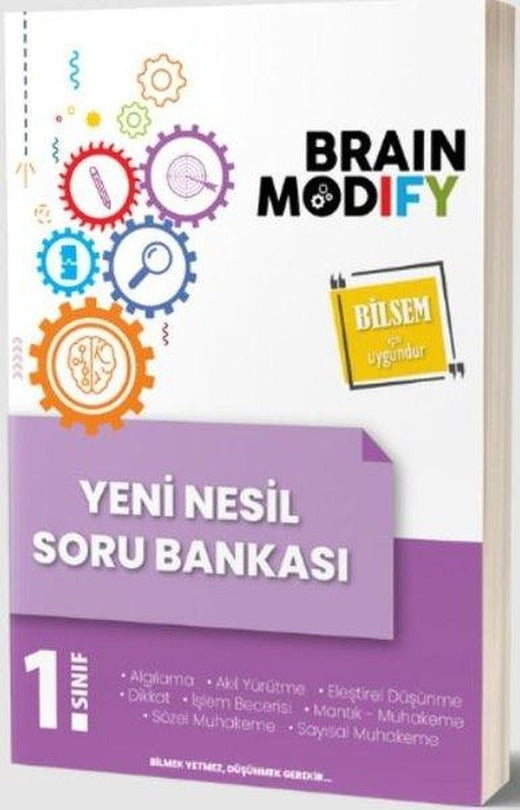 1. Sınıf Yeni Nesil Soru Bankası | Brain Modify (İnce Kapak)