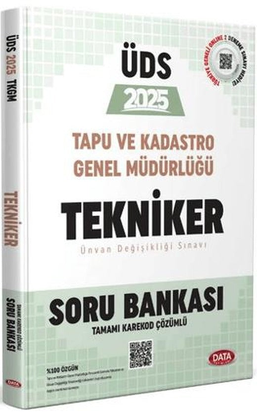 Tapu ve Kadastro Genel Müdürlüğü UDS Tekniker Soru Bankası Karekod Çözümlü