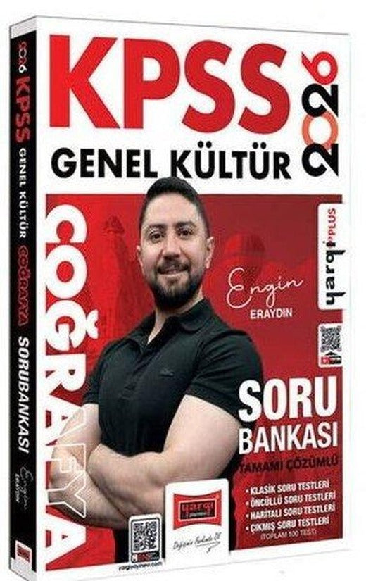 2026 KPSS Genel Kültür Tamamı Çözümlü Coğrafya Soru Bankası | Yargı Yayınları (İnce Kapak)