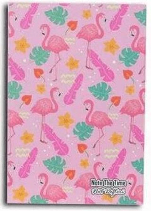 Summer Flamingo Patterns Not Defteri | Note The Time