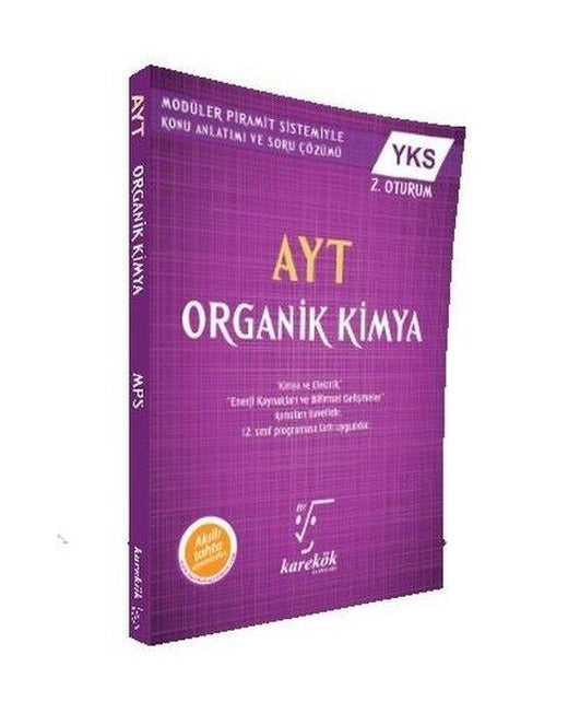 AYT Organik Kimya Konu Anlatım | Karekök Eğitim Yayın (İnce Kapak)