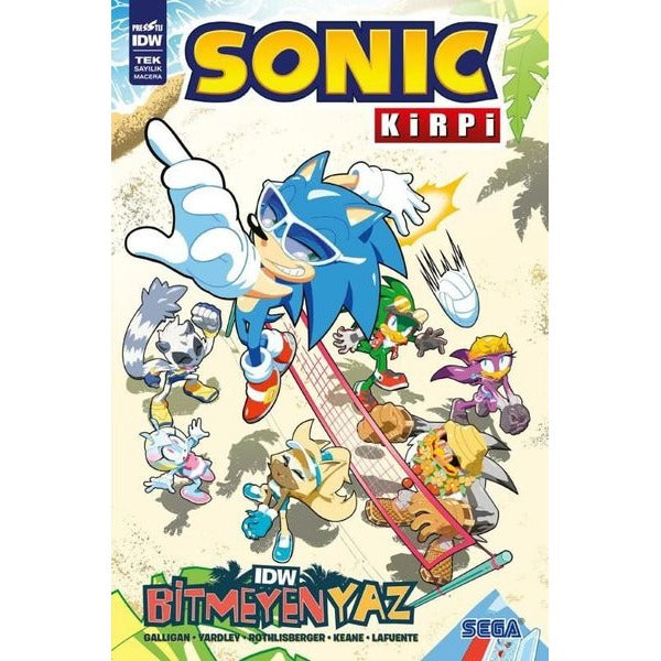 Kirpi Sonic - Bitmeyen Yaz | Presstij Kitap (İnce Kapak)