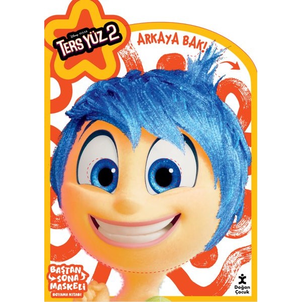 Disney Pixar Ters Yüz 2 - Baştan Sona Maskeli Boyama Kitabı | Doğan Çocuk (İnce Kapak)