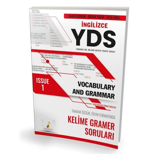 YDS İngilizce Vocabulary and Grammar Issue 1 | Pelikan Yayınları (İnce Kapak)