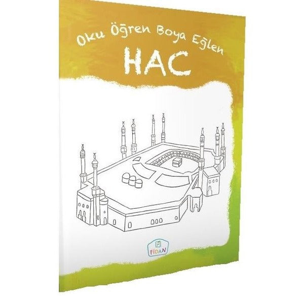 Hac-Oku Öğren Boya Eğlen | Fidan Yayınları (İnce Kapak)