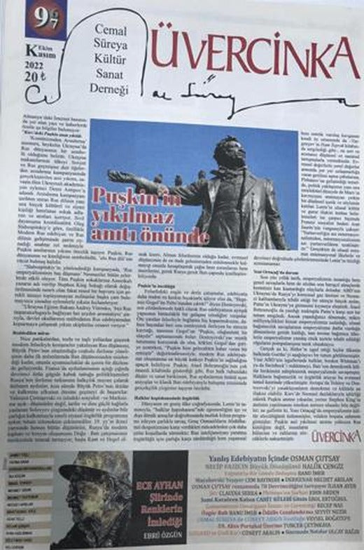 Üvercinka Dergisi: 96 - 97 Ekim - Kasım 2022 | Üvercinka Dergisi (Ciltsiz)