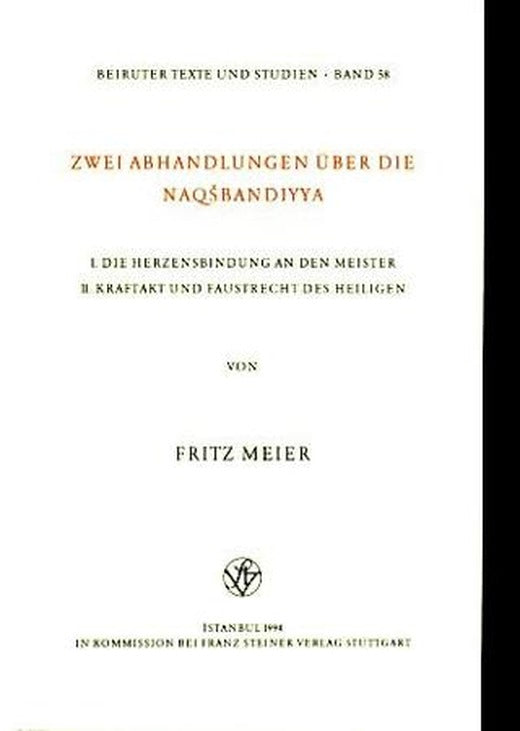 Zwei Abhandlungen Über Die Naqsbandiyya | Eren Yayıncılık (Ciltsiz)