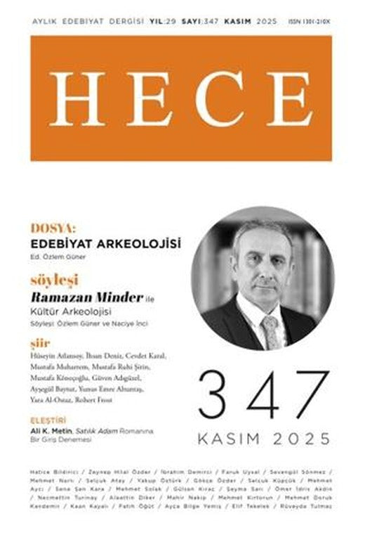 Hece Dergisi - Sayı 347 Kasım 2025 | Hece Dergisi (Ciltsiz)