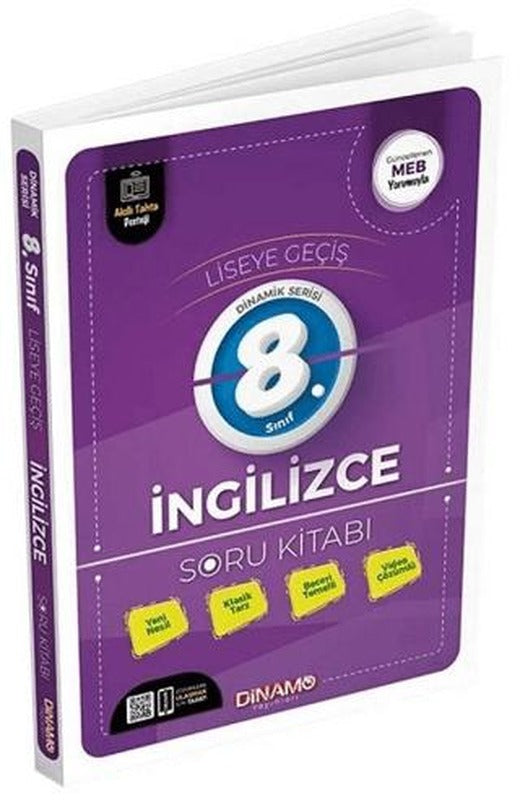 8. Sınıf İngilizce Soru Bankası | Dinamo Yayınları (Ciltsiz)