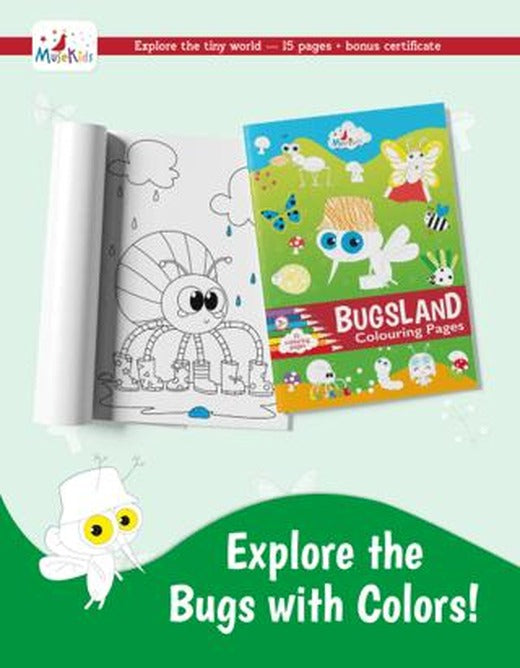 Bugsland Colouring Book! | MuseKids (Ciltsiz)