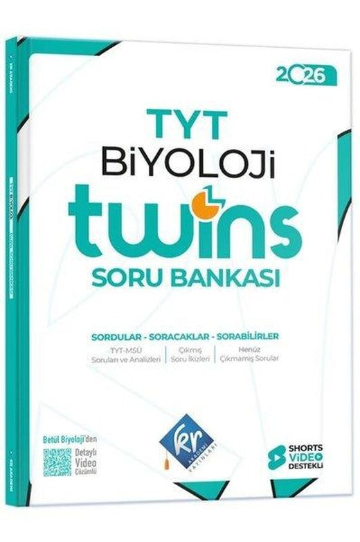 TYT Twins Biyoloji Soru Bankası | KR Akademi (İnce Kapak)