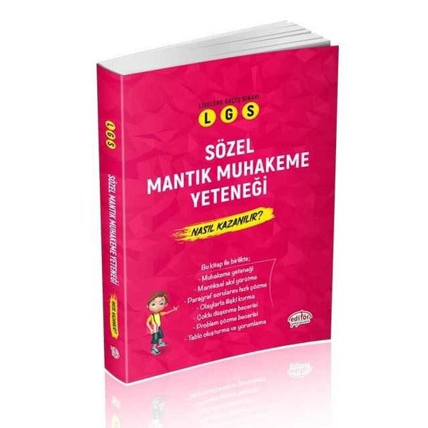 LGS Sözel Mantık Muhakeme Yeteneği Nasıl Kazanılır? | Editör (İnce Kapak)