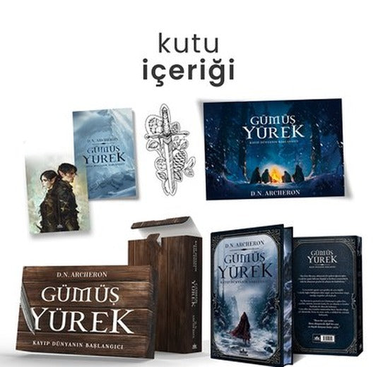 Gümüş Yürek 1 - Kayıp Dünyanın Başlangıcı - Özel Kutulu Set | Guardian Yayınları (Ciltli)