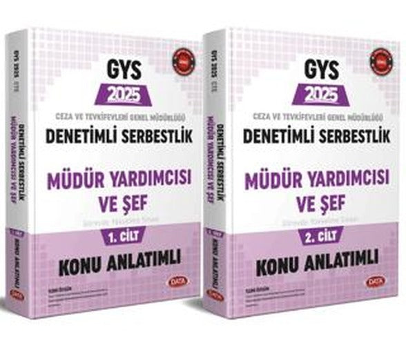 2025 Ceza ve Tevkifevleri Denetimli Serbestlik, Müdür Yardımcılığı ve Şeflik GYS Konu Anlatımlı 1-2