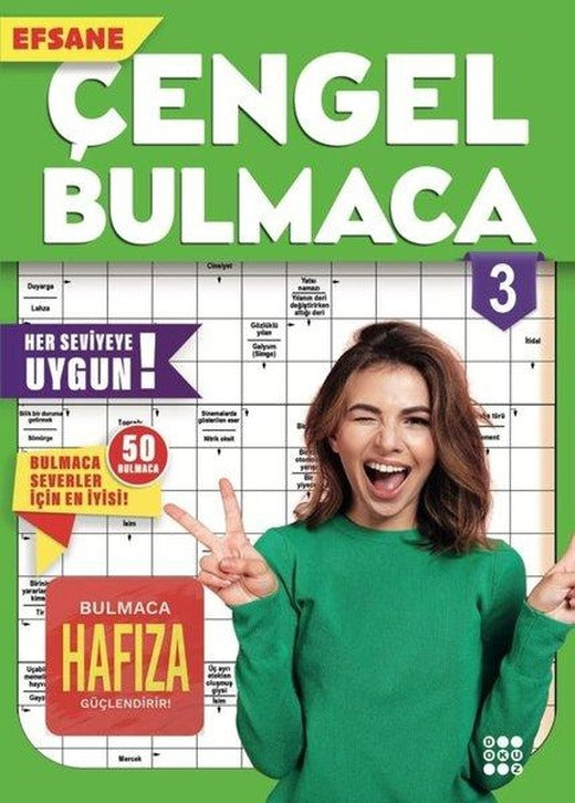 Efsane Çengel Bulmaca 3 | Dokuz Yayınları (İnce Kapak)