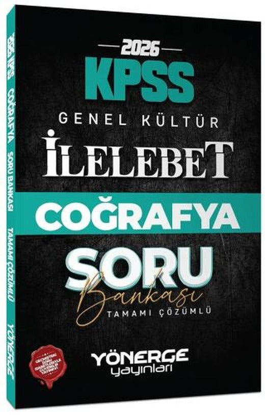2026 KPSS Coğrafya İlelebet Soru Bankası