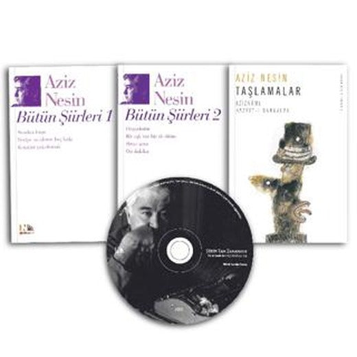 Aziz Nesin'den Şiirler: 3 Kitap 1 CD | Nesin Yayınevi (Ciltsiz)