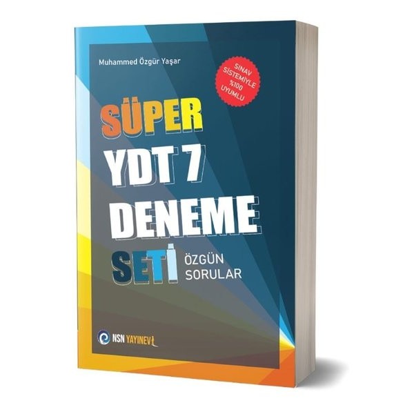 Süper YDT 7 Deneme Seti | NSN Yayınevi (İnce Kapak)