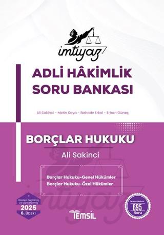 İmtiyaz Borçlar Hukuku (Genel Hükümler-Özel Hükümler) Soru Bankası | Temsil Kitap (Ciltsiz) - Resim 1