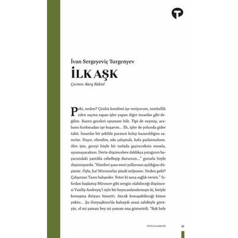 İlk Aşk | Turkuvaz Kitap