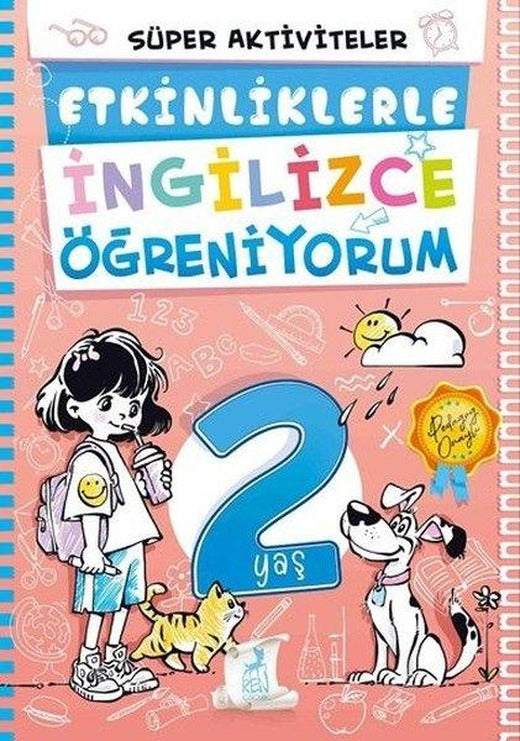 2 Yaş Etkinliklerle İngilizce Öğreniyorum - Süper Aktiviteler | Ren Kitap (İnce Kapak)