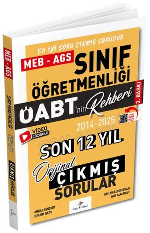 2026 ÖABT MEB-AGS nin Rehberi Sınıf Öğretmenliği Çıkmış Sorular Son 12 Yıl Çözümlü | Dizgi Kitap (Ciltsiz)