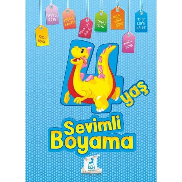 Sevimli Boyama 4 Yaş | Ren Kitap