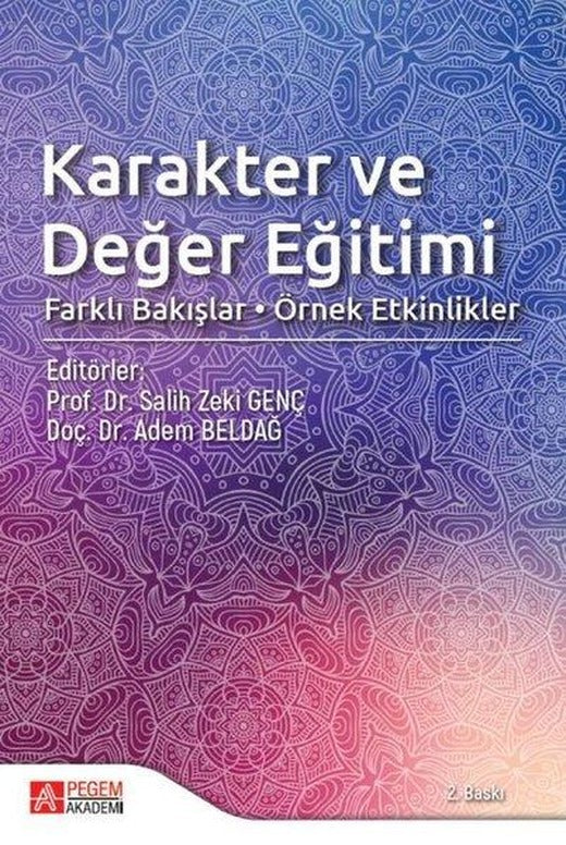 Karakter ve Değer Eğitimi | Pegem Akademi Yayıncılık (İnce Kapak)