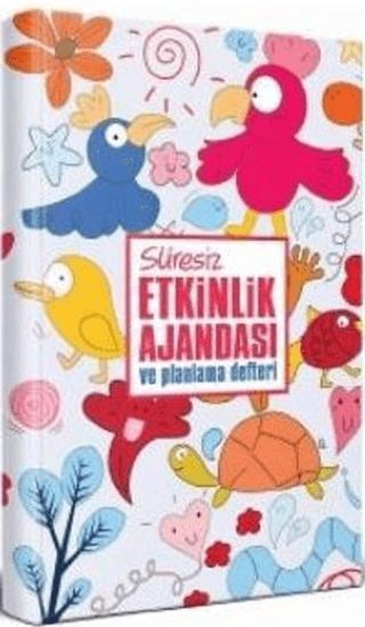 Süresiz Etkinlik Ajandası ve Planlama Defteri - Neşeli Hayvanlar | Halk Kitabevi