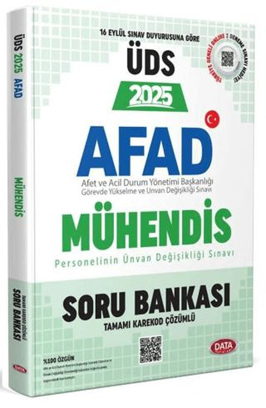 AFAD Mühendis-Mimar 2025 ÜDS Soru Bankası - Karekod Çözümlü