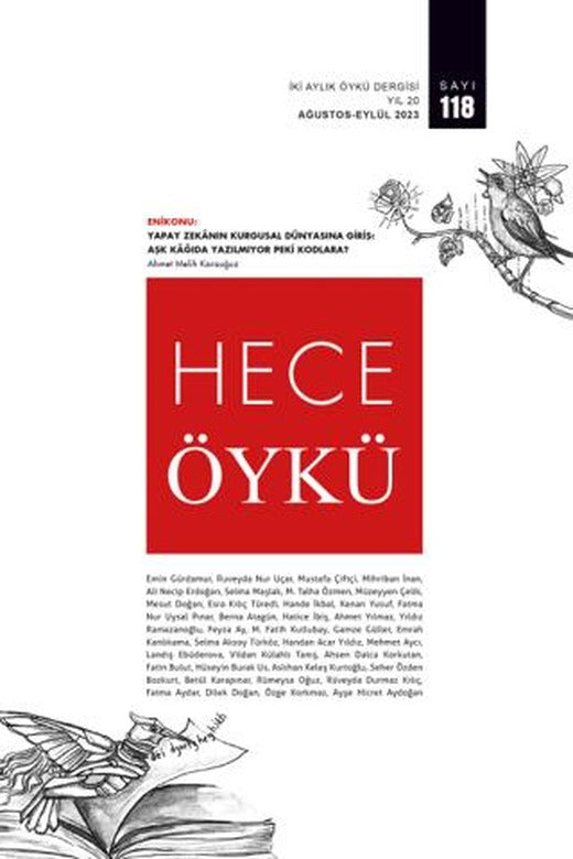 Hece Öykü İki Aylık Öykü Dergisi Sayı: 118 Ağustos - Eylül 2023 | Hece Dergisi (Ciltsiz)