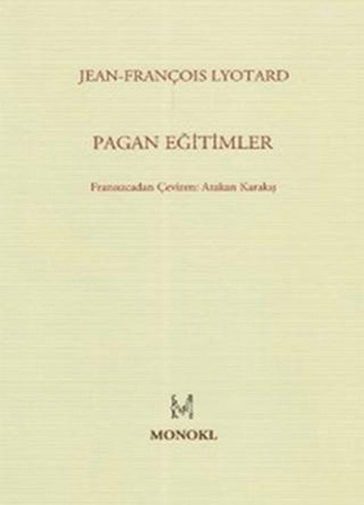 Pagan Eğitimler | MonoKL Yayınları (Ciltsiz)