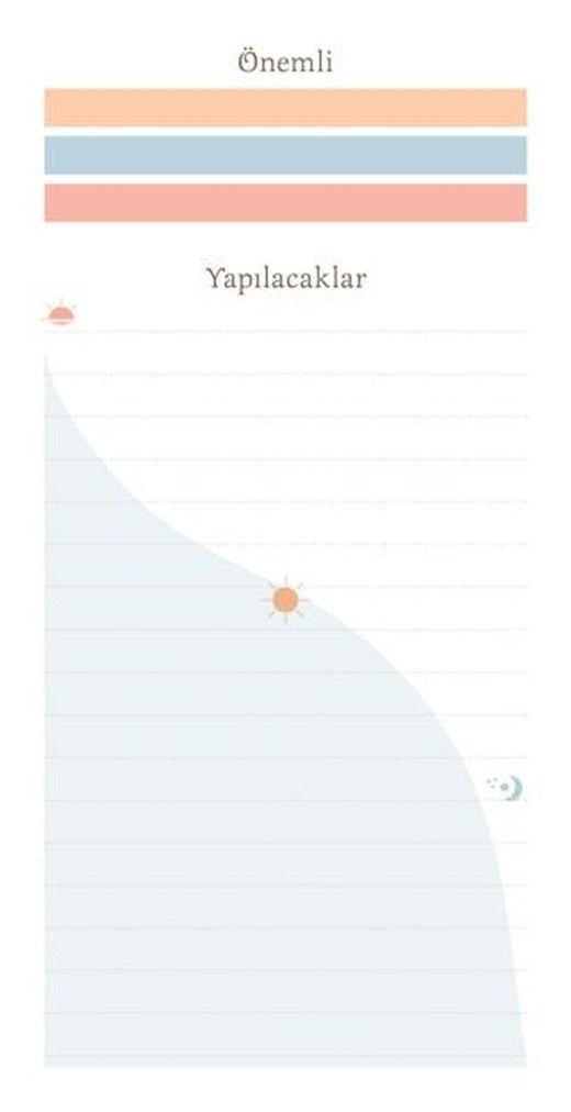 Yapılacaklar - Bloknot | Wenote Tasarım