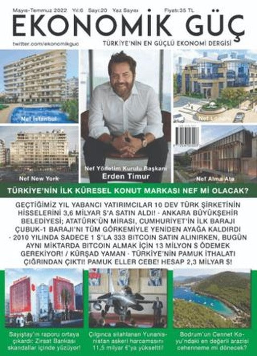Ekonomik Güç Dergisi Sayı: 20 Mayıs - Temmuz 2022 | Ekonomik Güç Dergisi (Ciltsiz)