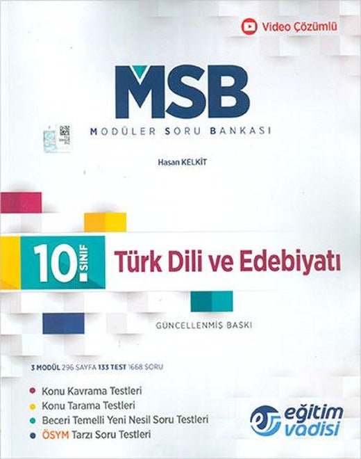 Eğitim Vadisi 10.Sınıf Türk Dili ve Edebiyatı MSB Modüler Soru Bankası