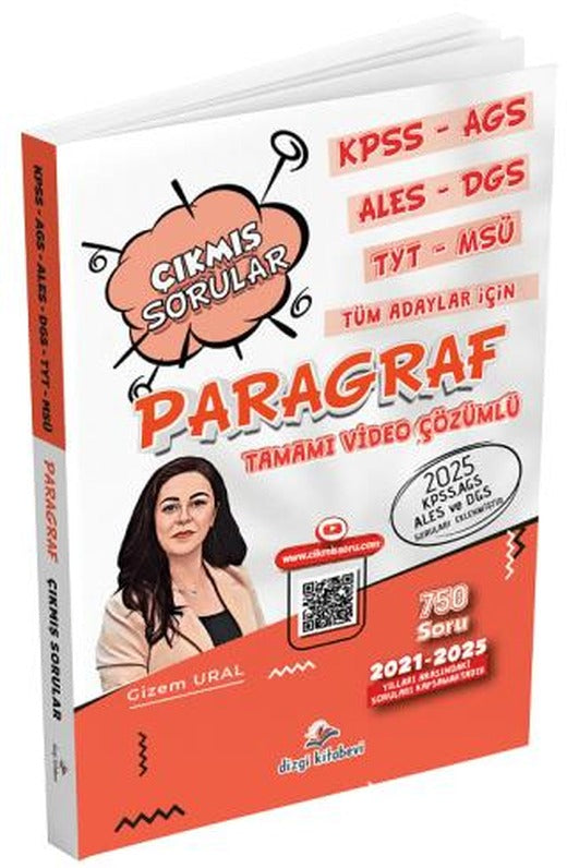 2026 KPSS MEB-AGS ALES DGS TYT MSÜ Paragraf Çıkmış Sorular | Dizgi Kitap (Ciltsiz)