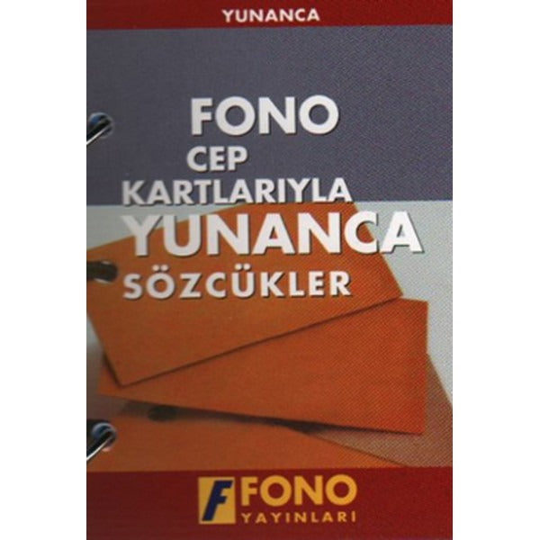Cep Kartlarıyla Yunanca Sözcükler | Fono Yayınları (İnce Kapak)