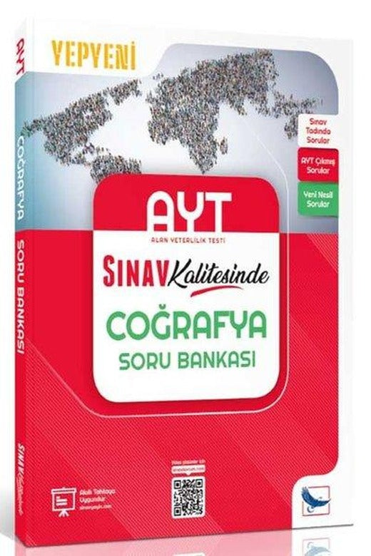 AYT Coğrafya Sınav Kalitesinde Soru Bankası | Sınav Yayınları (İnce Kapak)